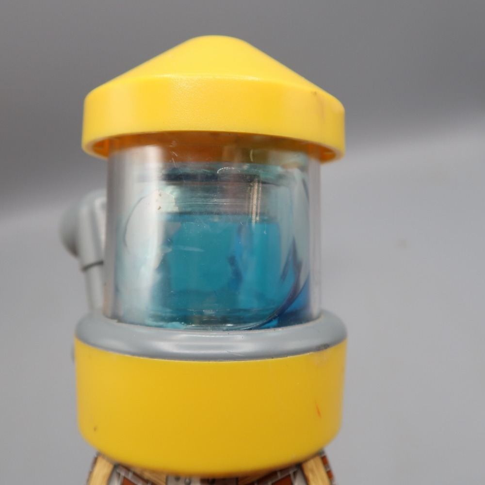 Vintage Thomas Train & Friends Sodor Wooden Railway Yellow Water Tower with Car - Picture 5 of 6